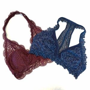 2 Aerie Lace Bralets